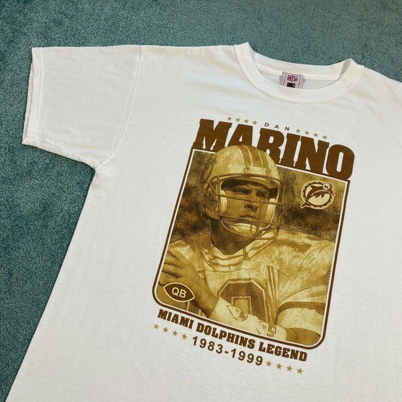 VINTAGE Dan Marino Miami Dolphins 1999 Shirt Adult Large NFL Football 13 Mens - Picture 2 of 12